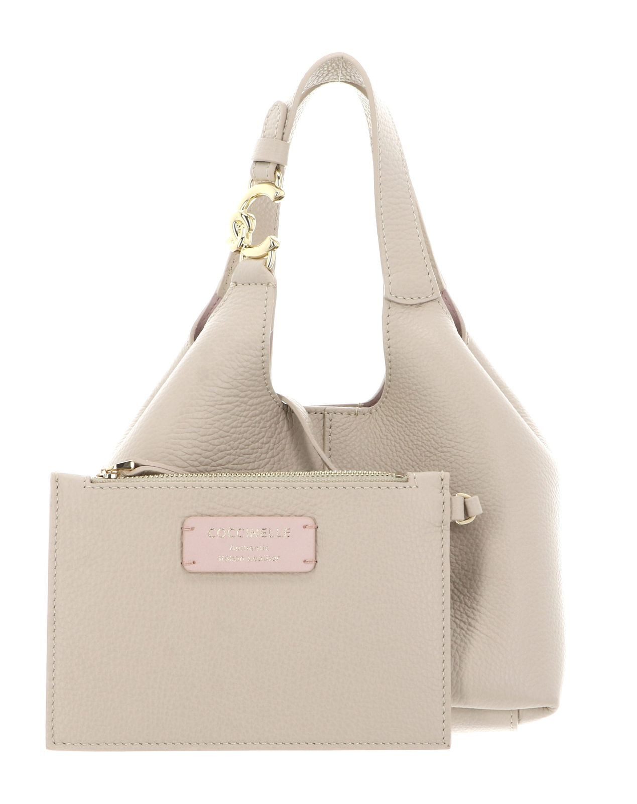 COCCINELLE Handtasche Crossbody Bag (Set, 2-tlg), aus echtem Rindsleder