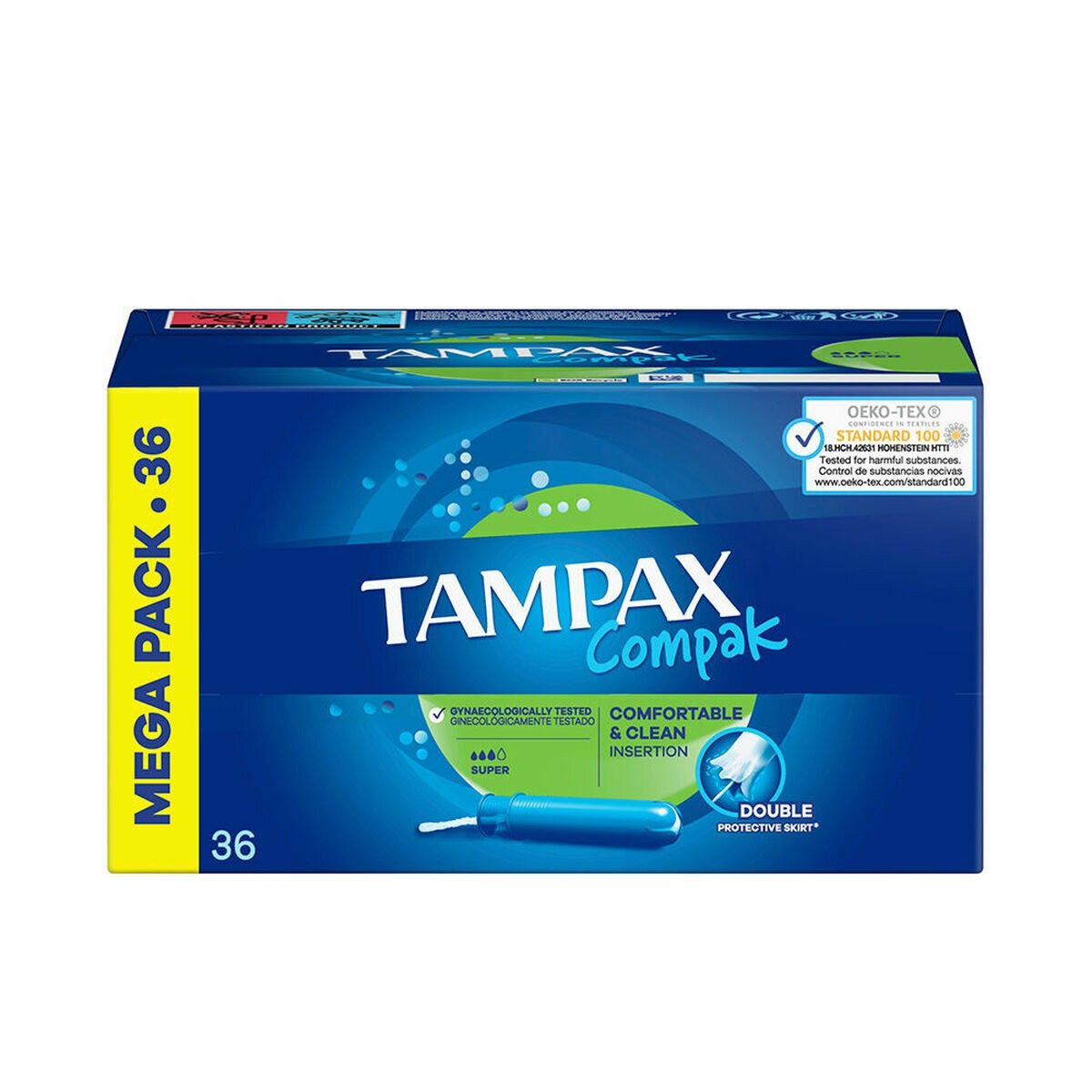 Tampax Tampons Tampax Compak Tampón Super
