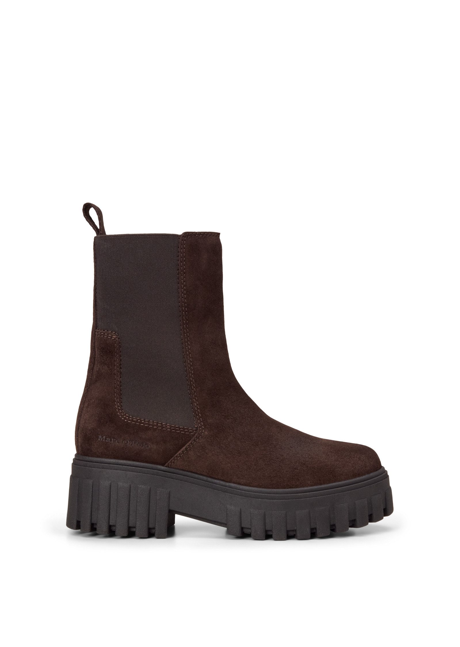 Marc O'Polo aus geöltem Veloursleder Chelseaboots