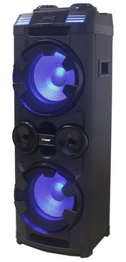 Reflexion PS20BT Jumbo DJ Karaoke PA-Anlage Party-Lautsprecher (1200 W, Bluetooth, Radio, USB, AUX, blinkende Lichteffekte)