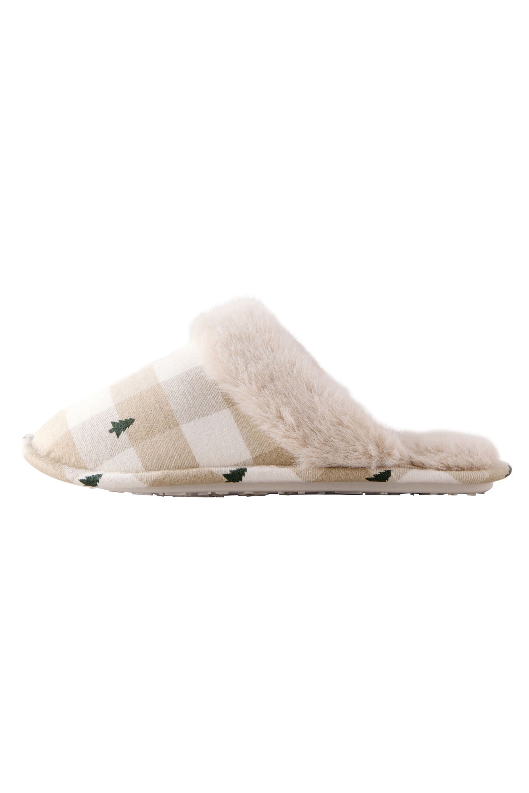 Next Karierte Шлепанцы, Weihnachts-Familienkollektion Hausschuh (1-tlg)