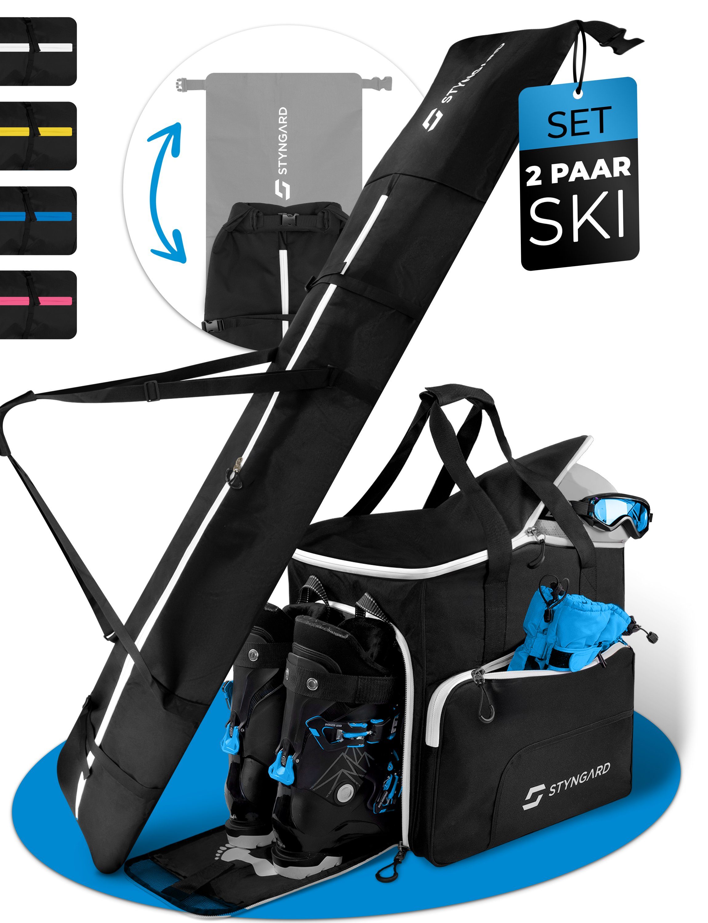 Styngard Skitasche Skitasche Skischuhtasche Set Salzburg