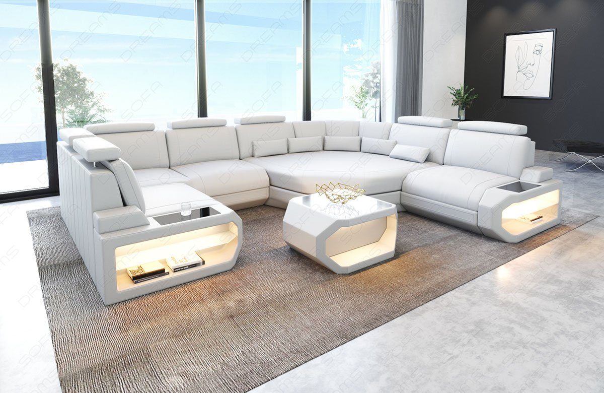 Sofa Dreams Wohnlandschaft Sofa Leder Asti günstig online kaufen