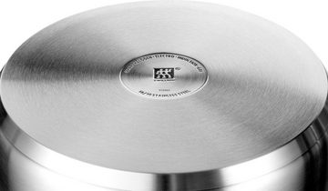 Zwilling Topf-Set Focus, Edelstahl 18/10 (Set, 5-tlg., 1x Kochtopf Ø 24 cm, 1x Bratentopf Ø 20 cm, 1x Kasserolle Ø 16 cm), Induktion