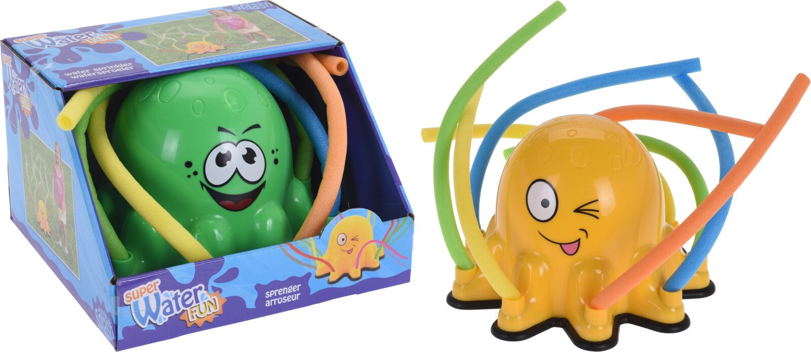 Koopman Spiel-Wassersprenkler Mehrfarbig (2-tlg), Gartenspiel, Wasserspiel, 2er Set, Spielzeug, Kinderspiel