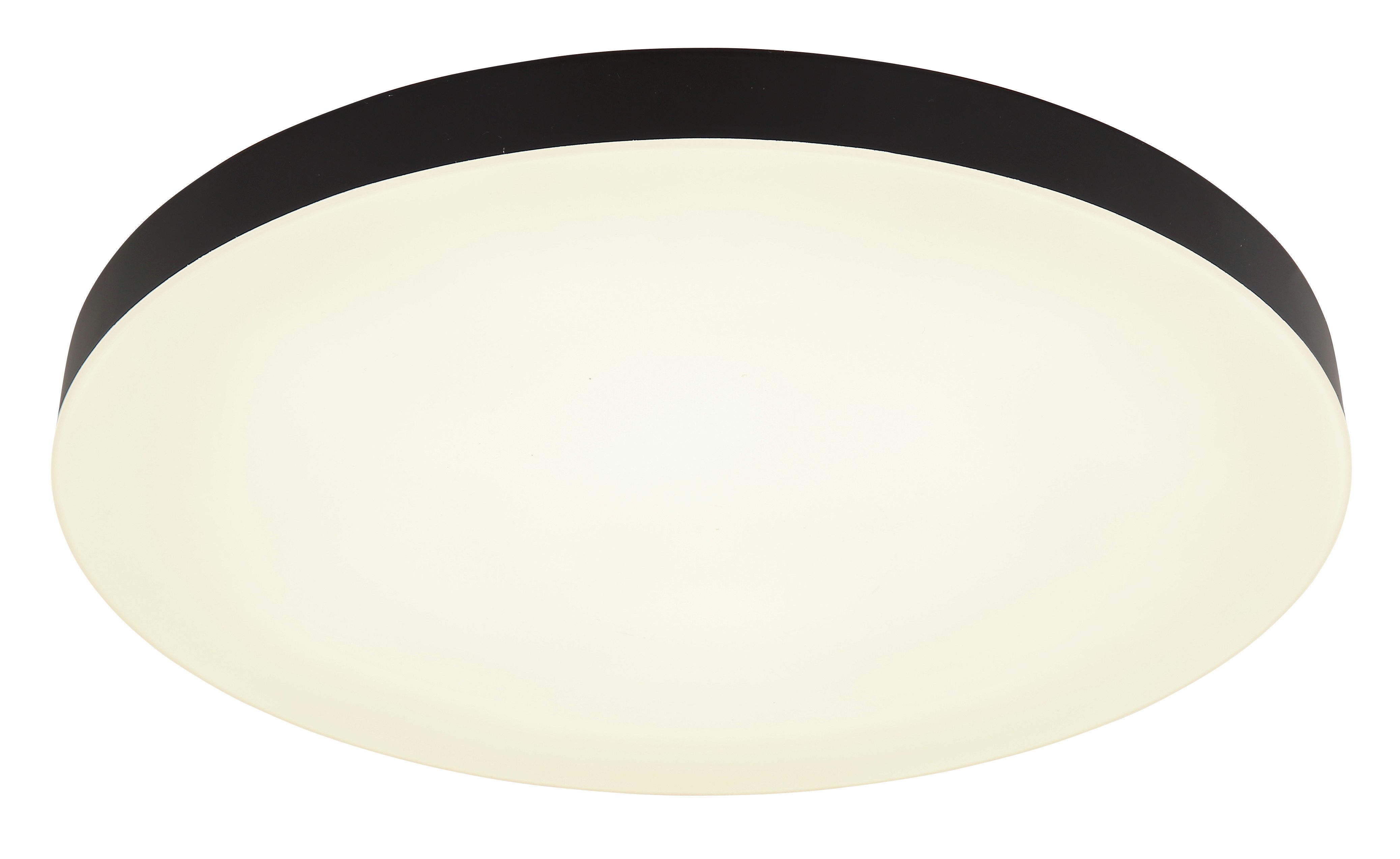 GLOBO LIGHTING Deckenleuchte MATTHEW, LED fest integriert, warmweiß - kaltweiß, Deckenlampe schwarz Kunststoff weiß matt CCT 3000/4000/6500K