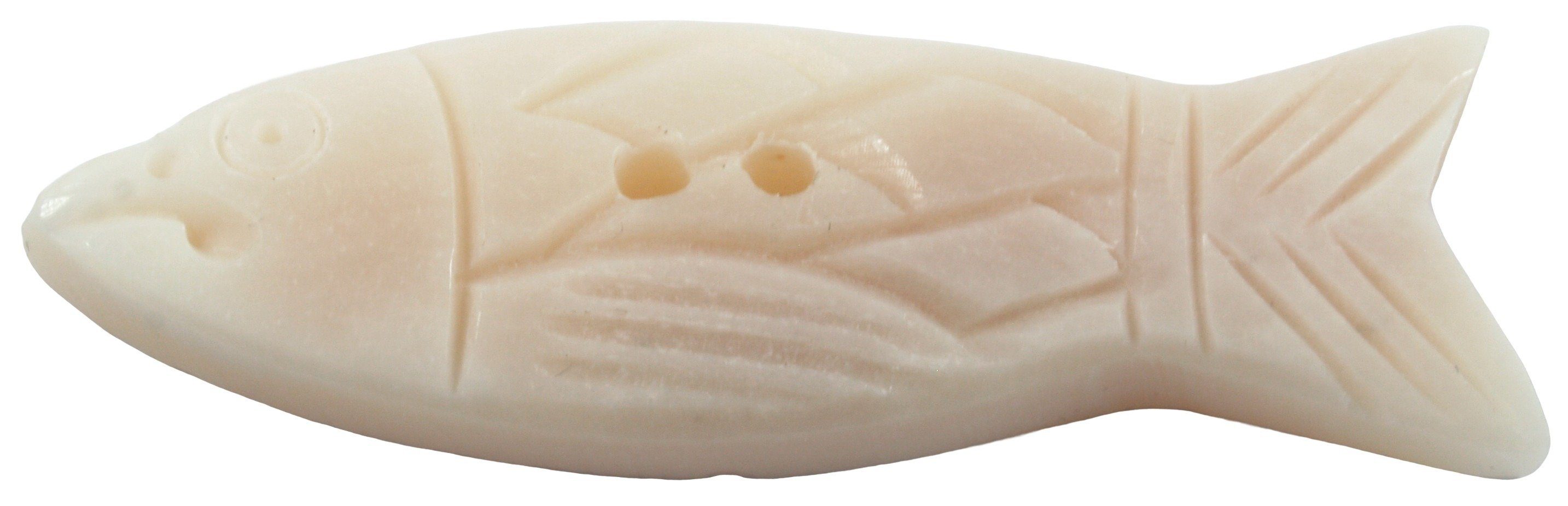 Guru-Shop Knopf Tibet Knopf aus Horn, Knopf Fisch - 12