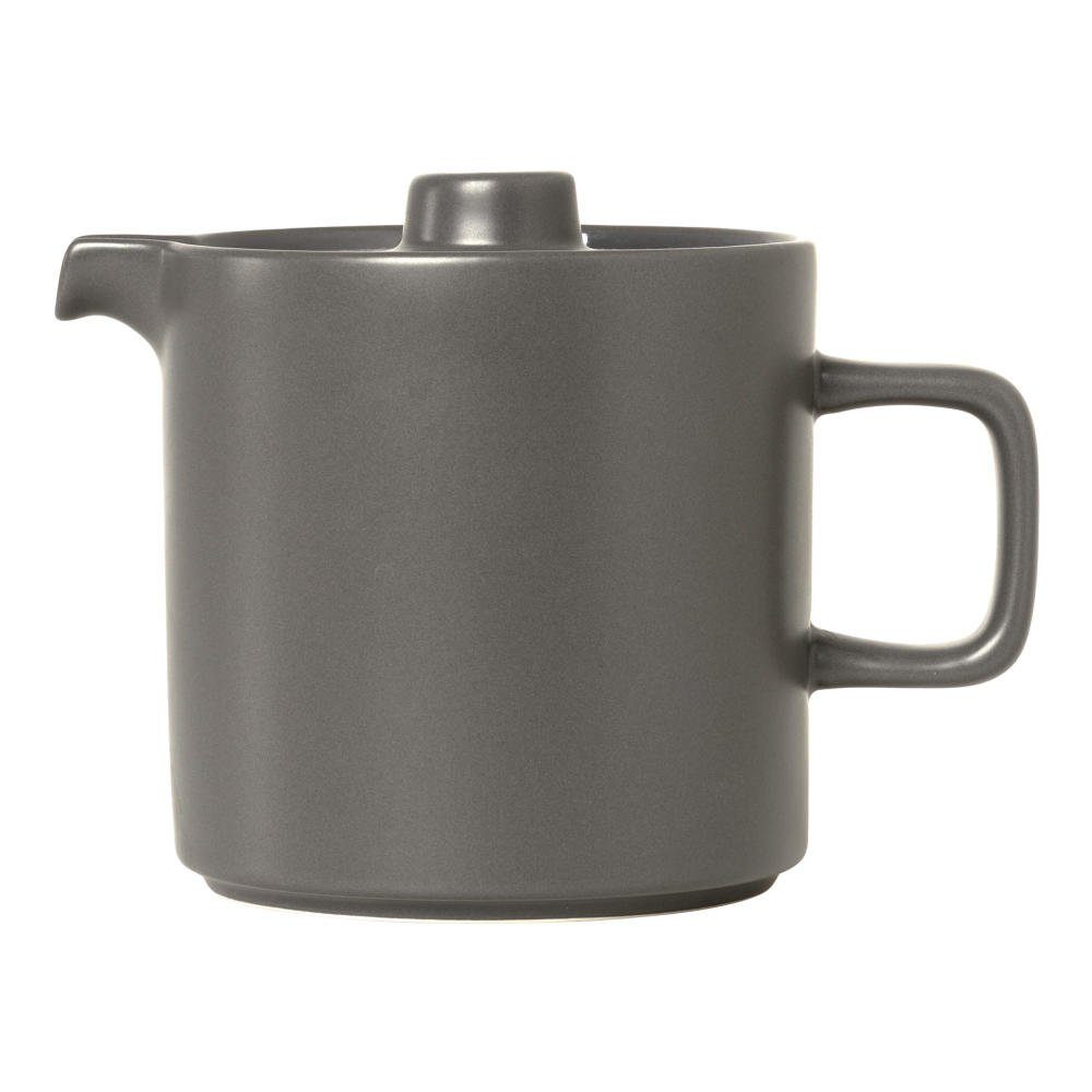 blomus Teekanne Teekanne Pilar, Kanne, Teebehälter, Henkelkanne, Keramik, Pewter, 1, 1 l, (kein-Set)