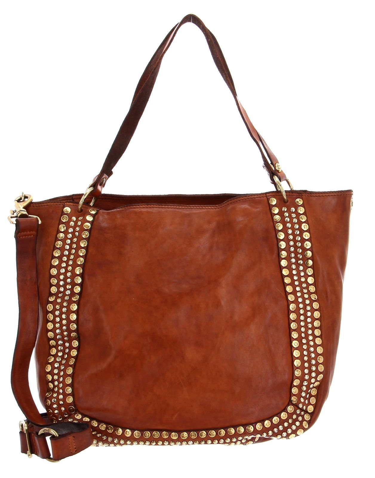 Campomaggi Schultertasche Cognac