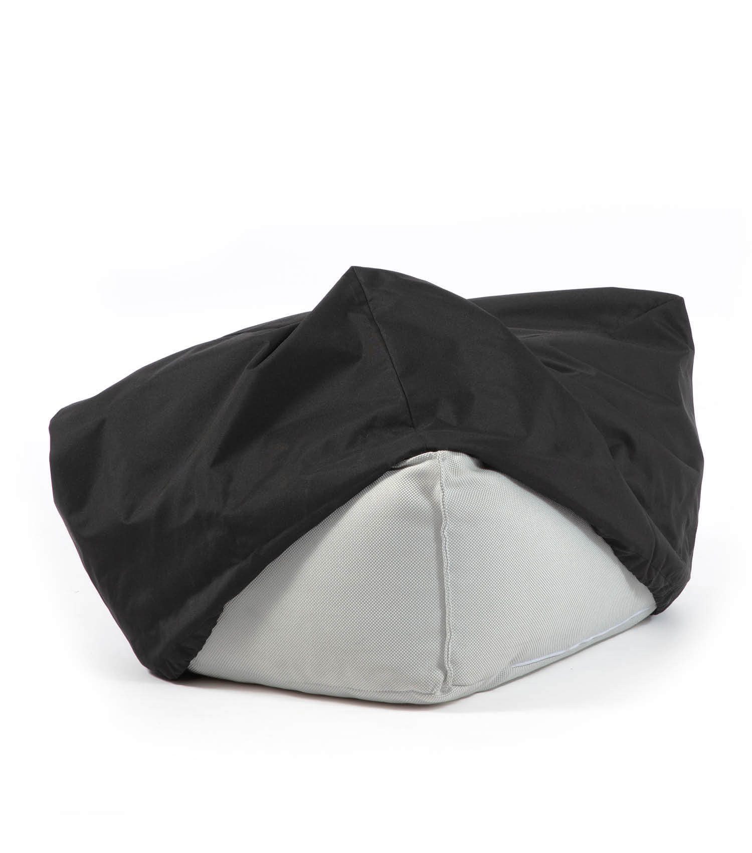 mokebo Gartenmöbel-Schutzhülle Der Beschützer (für den Ruhestifter), Schützhülle für Outdoor Pouf o. Sitzhocker eckig, wasserfest