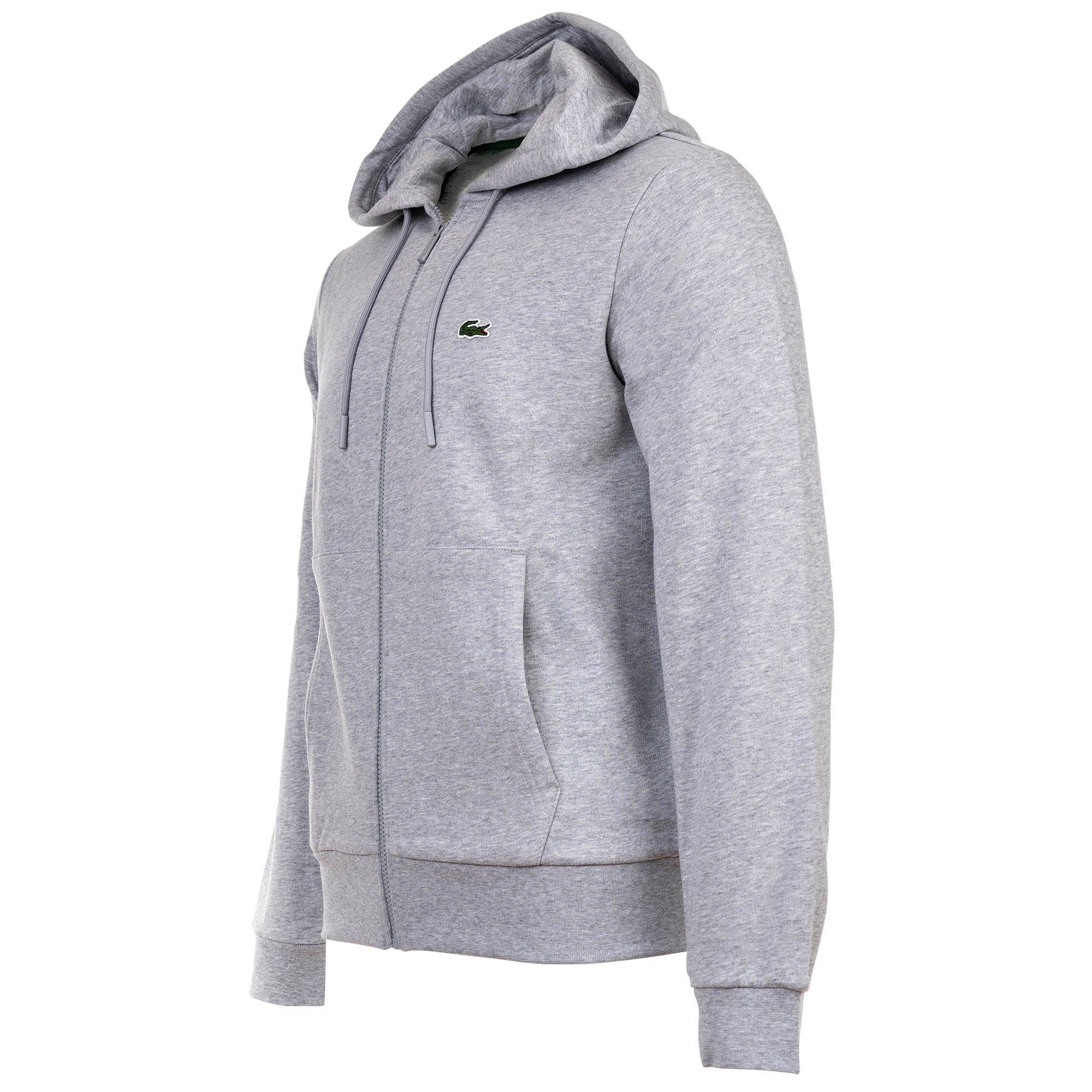 LACOSTE Kapuzenjacke mit Biobaumwolle Farbe schwarz Größe: 5XL günstig online kaufen