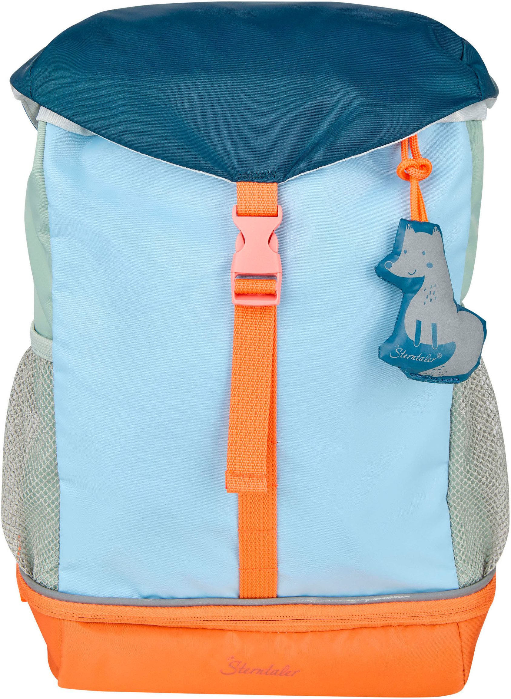 Sterntaler® Kinderrucksack Waldtiere blau, Bodenfach mit Kühlfunktion