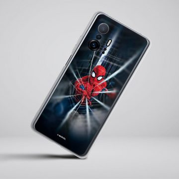 DeinDesign Handyhülle Marvel Kinofilm Spider-Man Webs In Action, Xiaomi 11T Pro 5G Silikon Hülle Bumper Case Handy Schutzhülle
