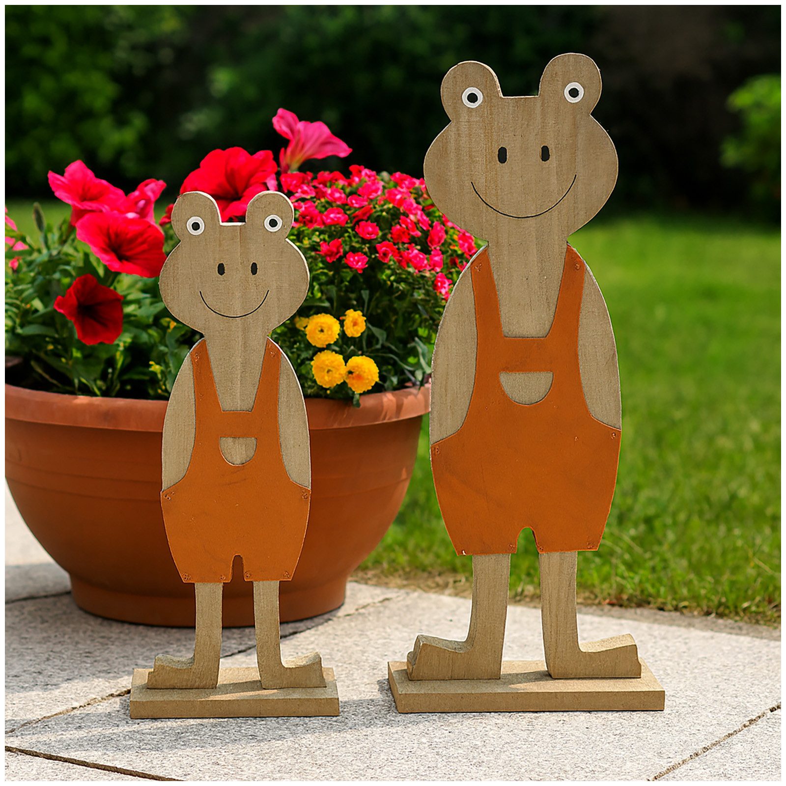 HTI-Line Tierfigur Dekofigur Frühling Frosch (Stück, 1 St., 1 Dekofigur), D günstig online kaufen