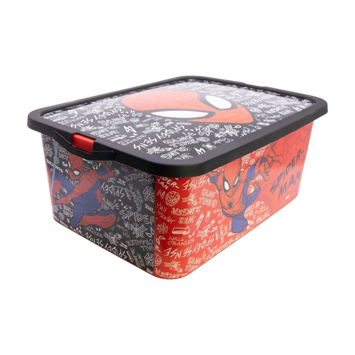 Spiderman Aufbewahrungsbox 13 l Kinderzimmer Box für Spielzeug