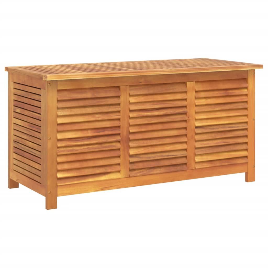 vidaXL Auflagenbox 113 x 50 x 56 cm Kissentruhe Auflagentruhe Gartenbox mit Lüftungsschli