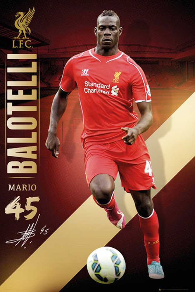 Poster Fußball - Poster - Liverpool - Balotelli 14/15