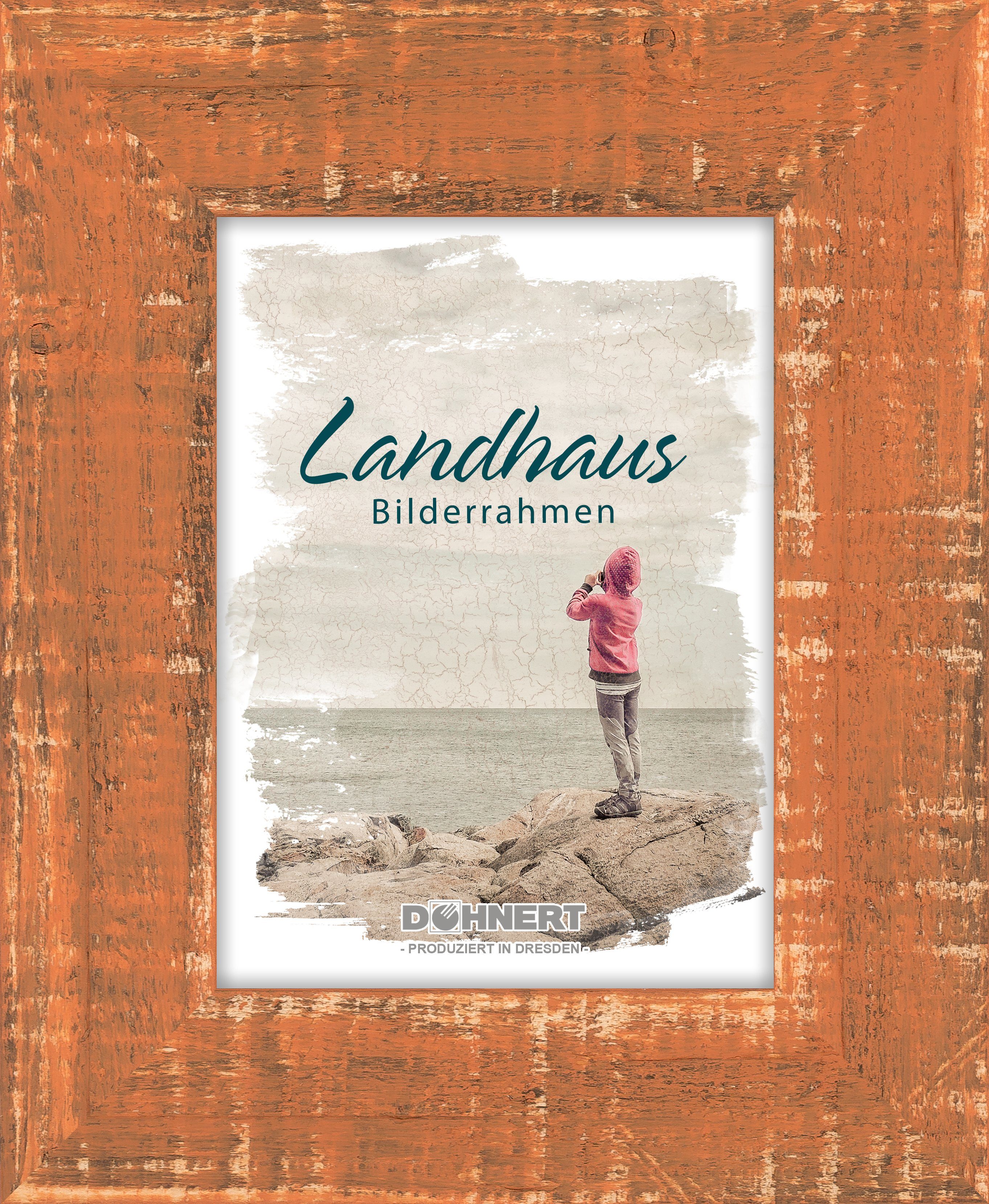 Panorahma Bilderrahmen Holz Bilderrahmen Landhaus - Retro Vintage Shabby Ru günstig online kaufen