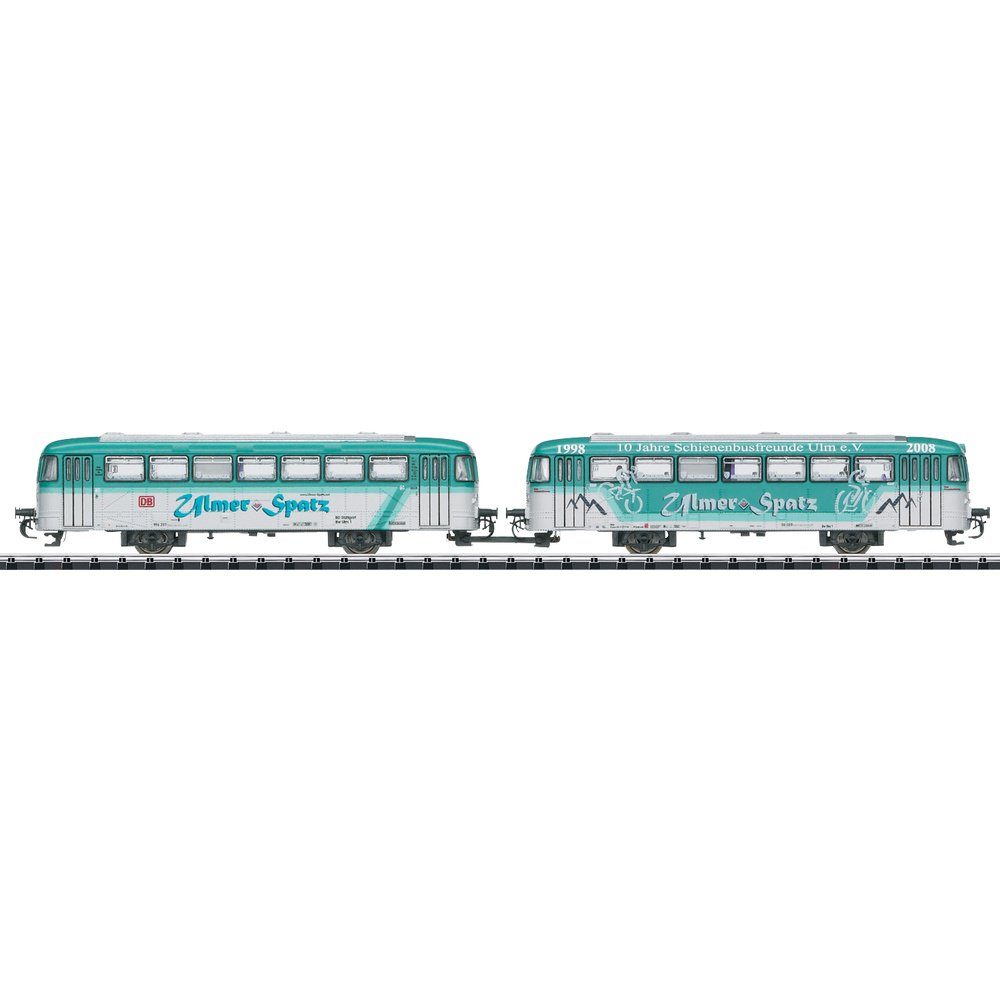 MiniTrix Personenwagen MiniTrix T18903 Beiwagen-Set VB 996 und VB 998 "Ulmer Spatz" der DB AG