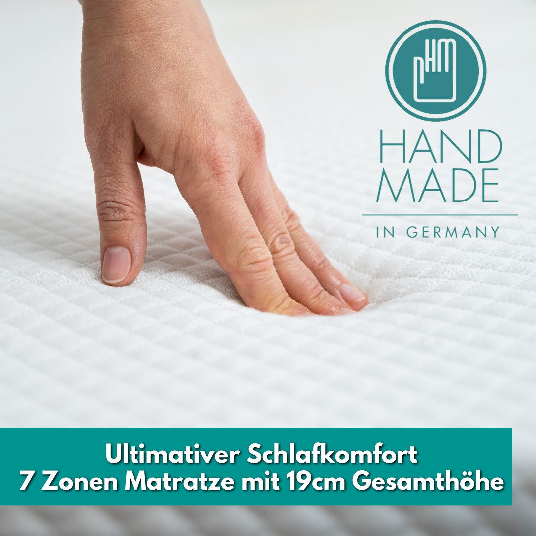Kaltschaummatratze CAPELLA 7 Zonen Matratze 90x190 günstig online kaufen