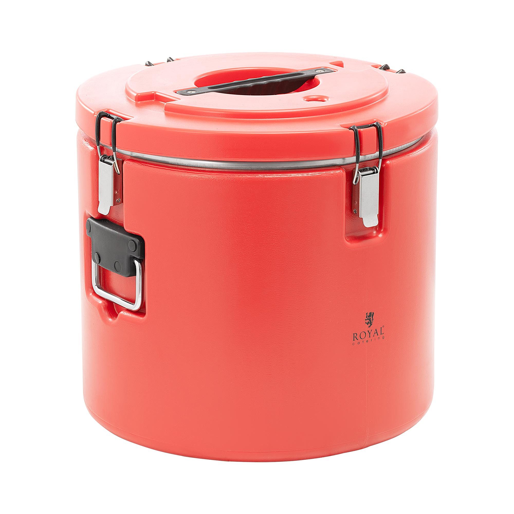 Royal Catering Thermobehälter Thermobox Thermoport Warmhaltebehälter 30 L, Edelstahl, Kunststoff