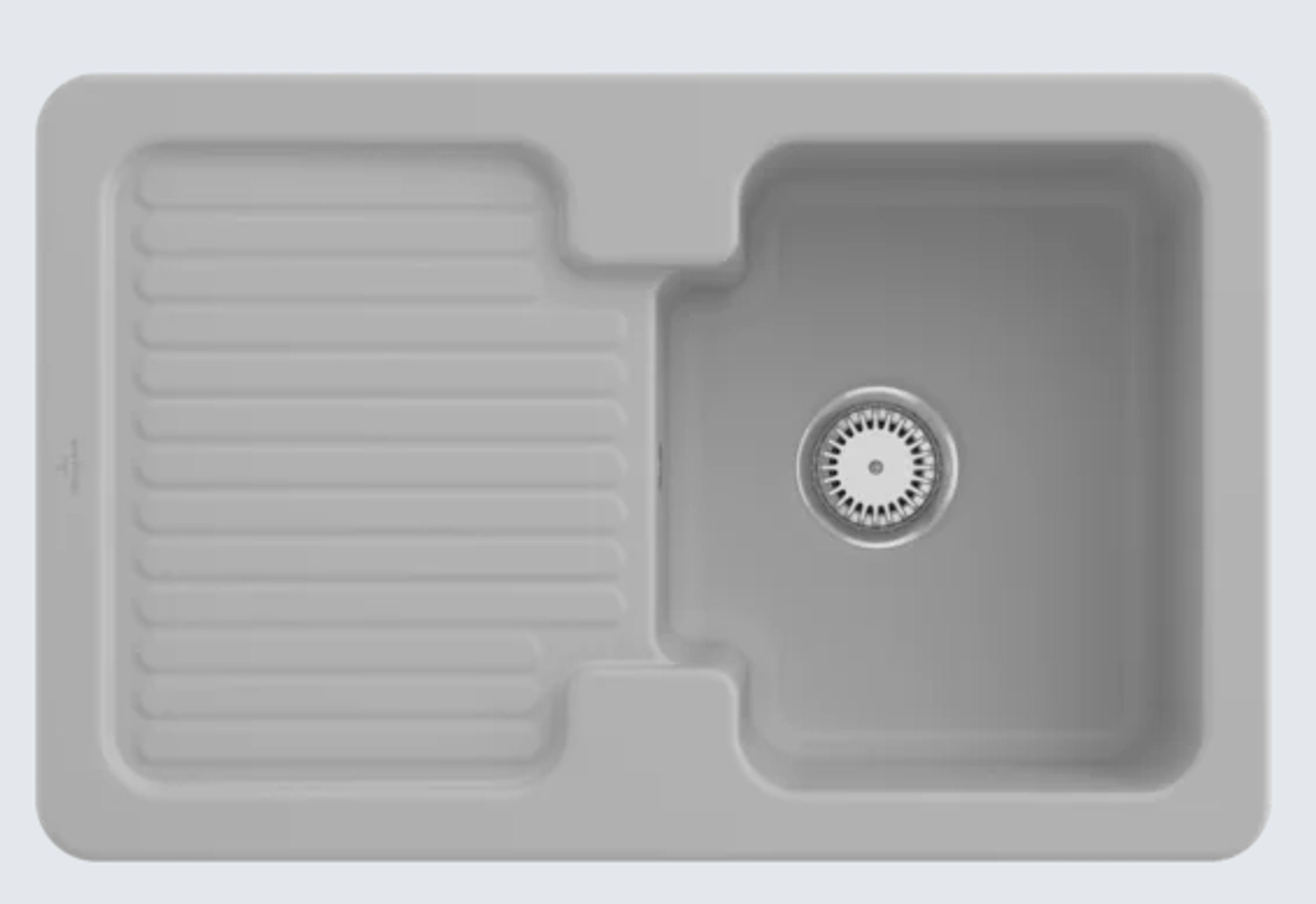 Villeroy & Boch Küchenspüle 6745 01 SM, Rechteckig, 80/20 cm, Spüle ist reversibel | Spülbecken