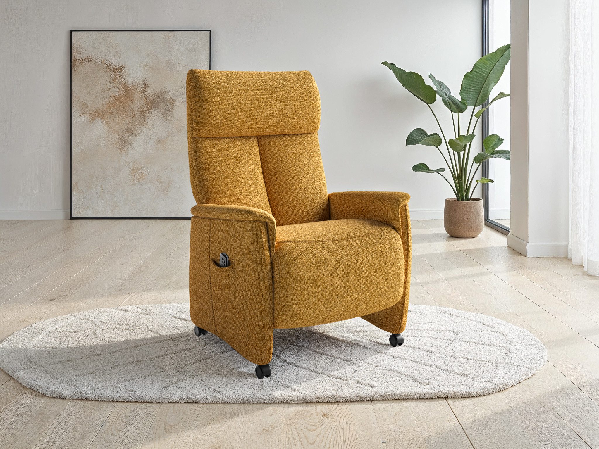 sit&more TV-Sessel Cremona Comfort Plus, bis 200 Kg belastbar, mit Herz-Waage Funktion