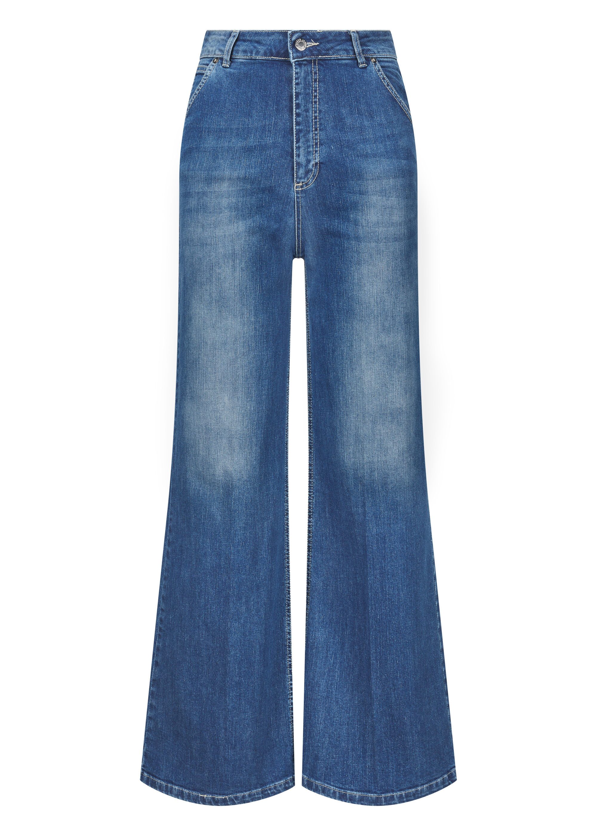 Nicowa 5-Pocket-Jeans MARLOWI Ausgestellter Schnitt
