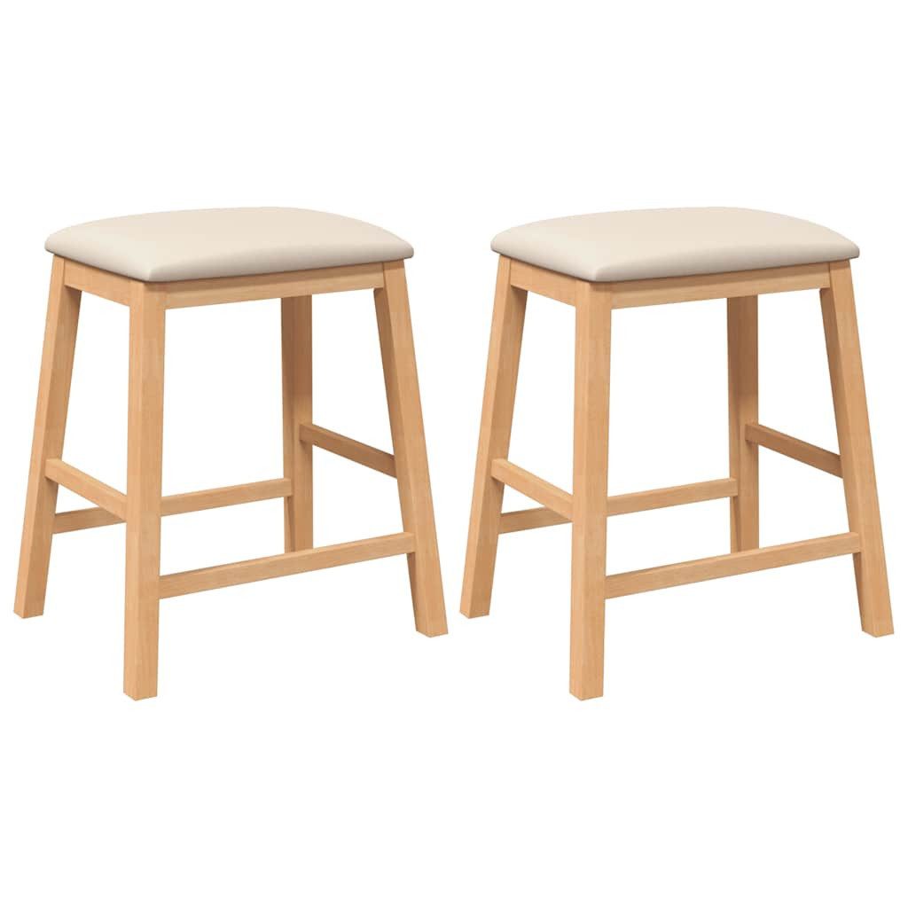 vidaXL Barhocker Barstühle mit Kissen 2 günstig online kaufen