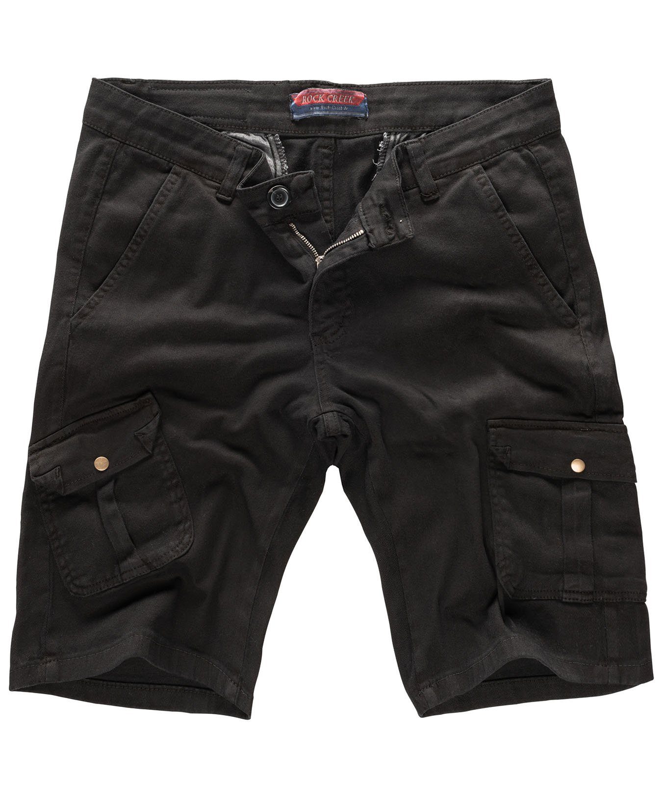 Rock Creek Cargoshorts Herren Cargoshorts Bermuda RC-2203 Schwarz