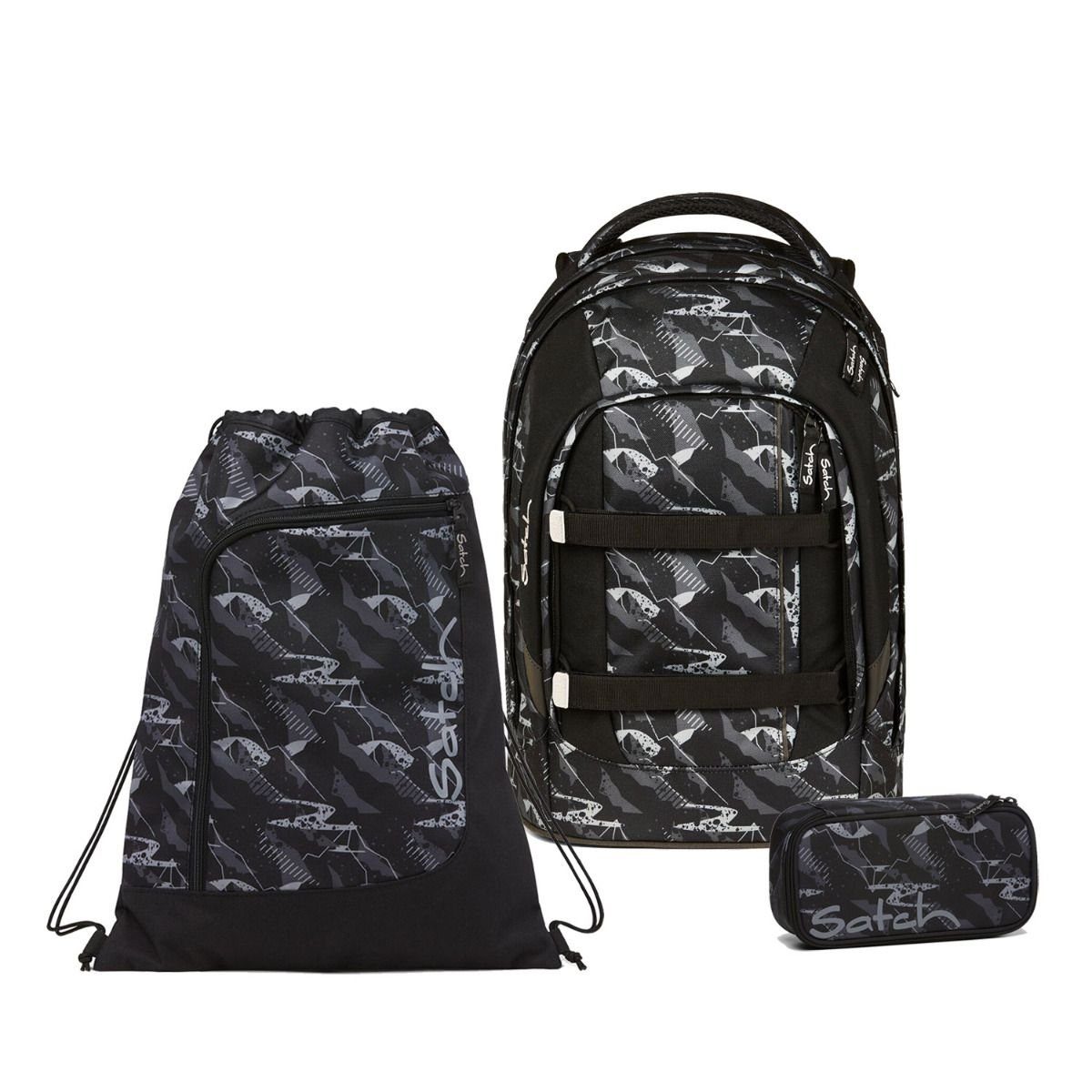 Satch Schulrucksack Pack (Set 3tlg., inkl. Schlamperbox und Sportbeutel)