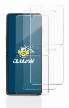 BROTECT flexible Panzerglasfolie für Samsung Galaxy Z Flip, Displayschutzglas, 3 Stück, Schutzglas Glasfolie klar