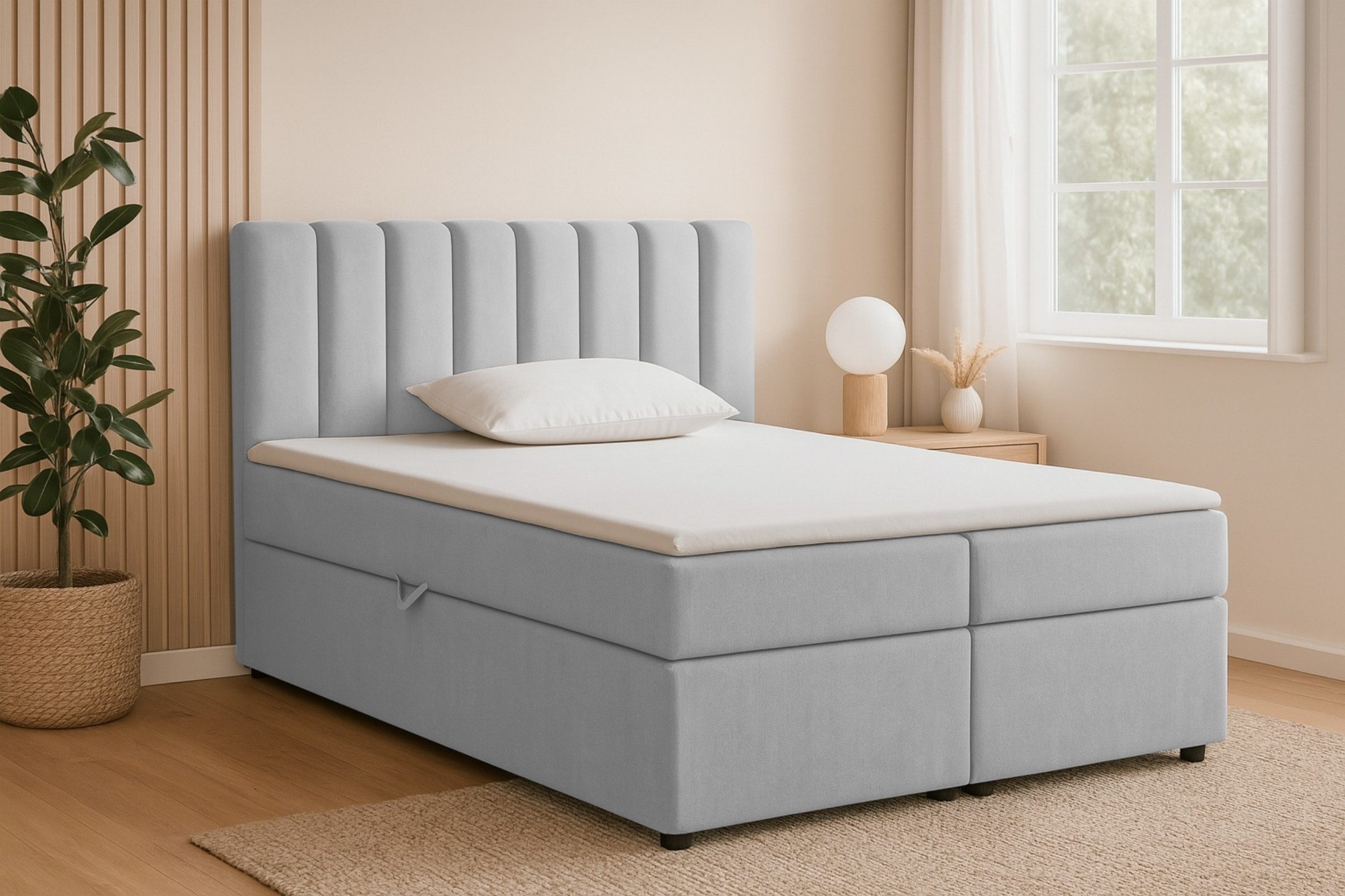 Deine Möbel 24 Boxspringbett VIKA Komplettbett günstig online kaufen