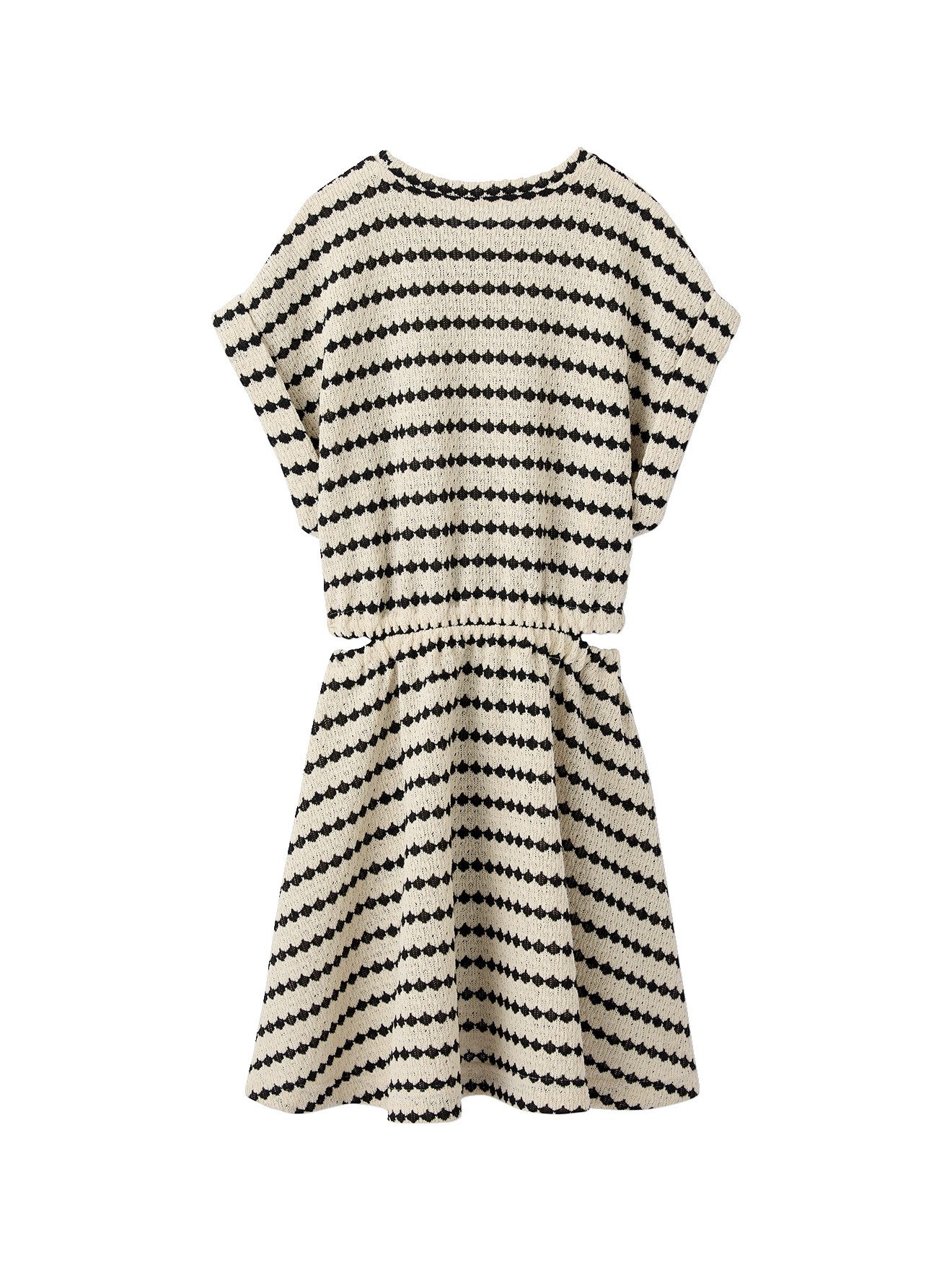 jonen Minikleid Mädchen Kleid aus Fantasiestrick mit Cut-outs Cut-outs