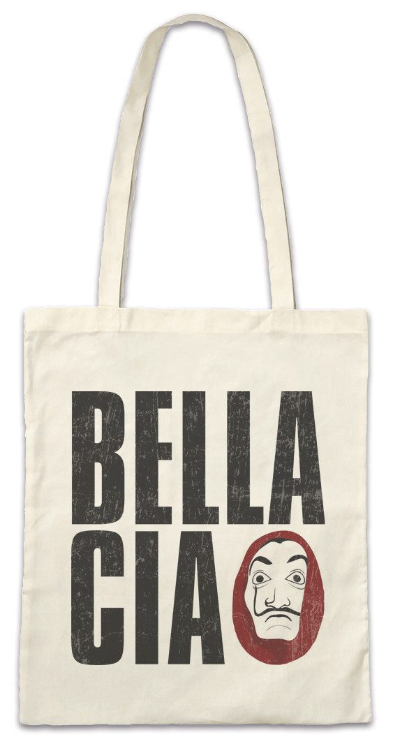Urban Backwoods Beuteltasche Bella Ciao II Stofftasche Bank Money Cash Überfall Professor Casa (1-tlg), Heist Robbery Crime De