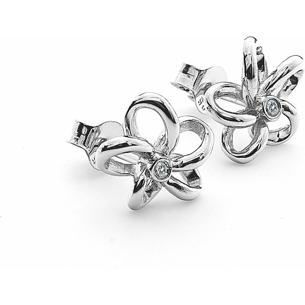 Diamond Paar Ohrstecker Paradise earrings Open Petal Stud DE248