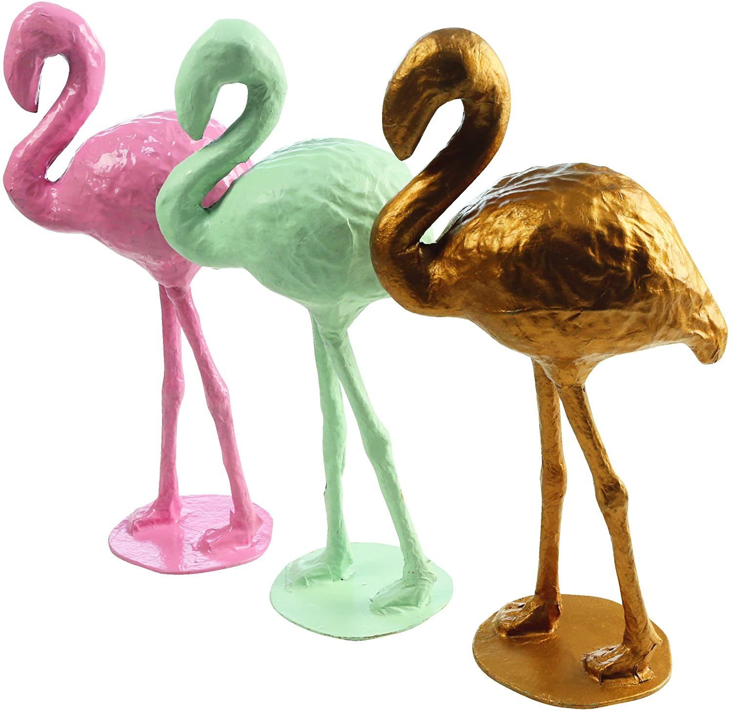 Kart Décopatch - Dekofigur Pappmaché H-Erzmade 27cm Flamingo S Figur -