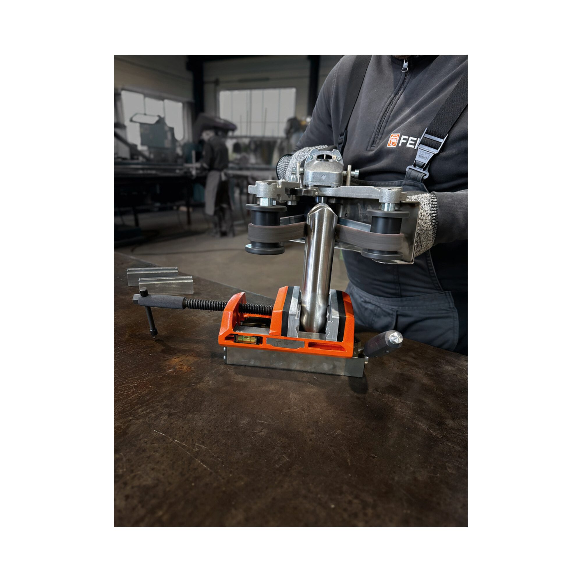 Fein Magnet Fein Magnetschraubstock mit Backenbreite von 100 mm, VersaMAG Schraubs