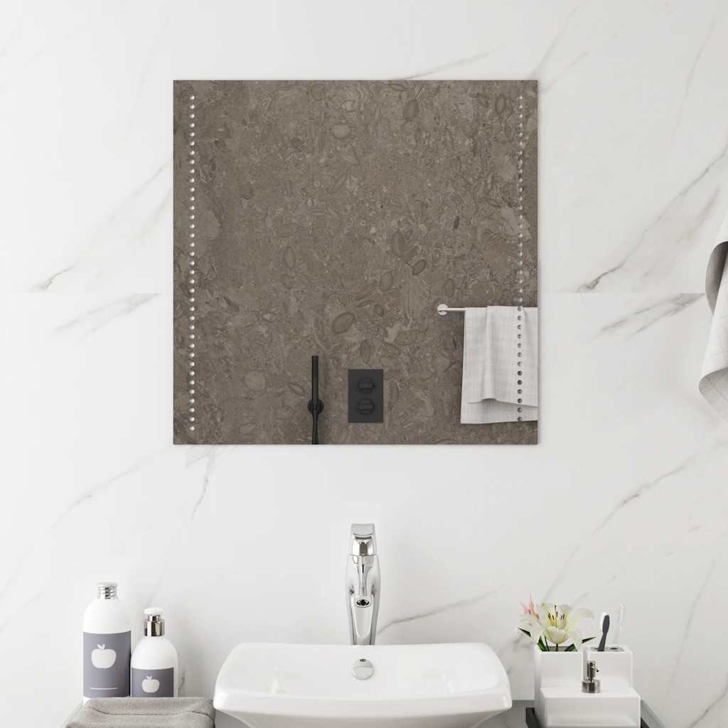 vidaXL Spiegel LED-Badspiegel 60x60 cm (1-St)