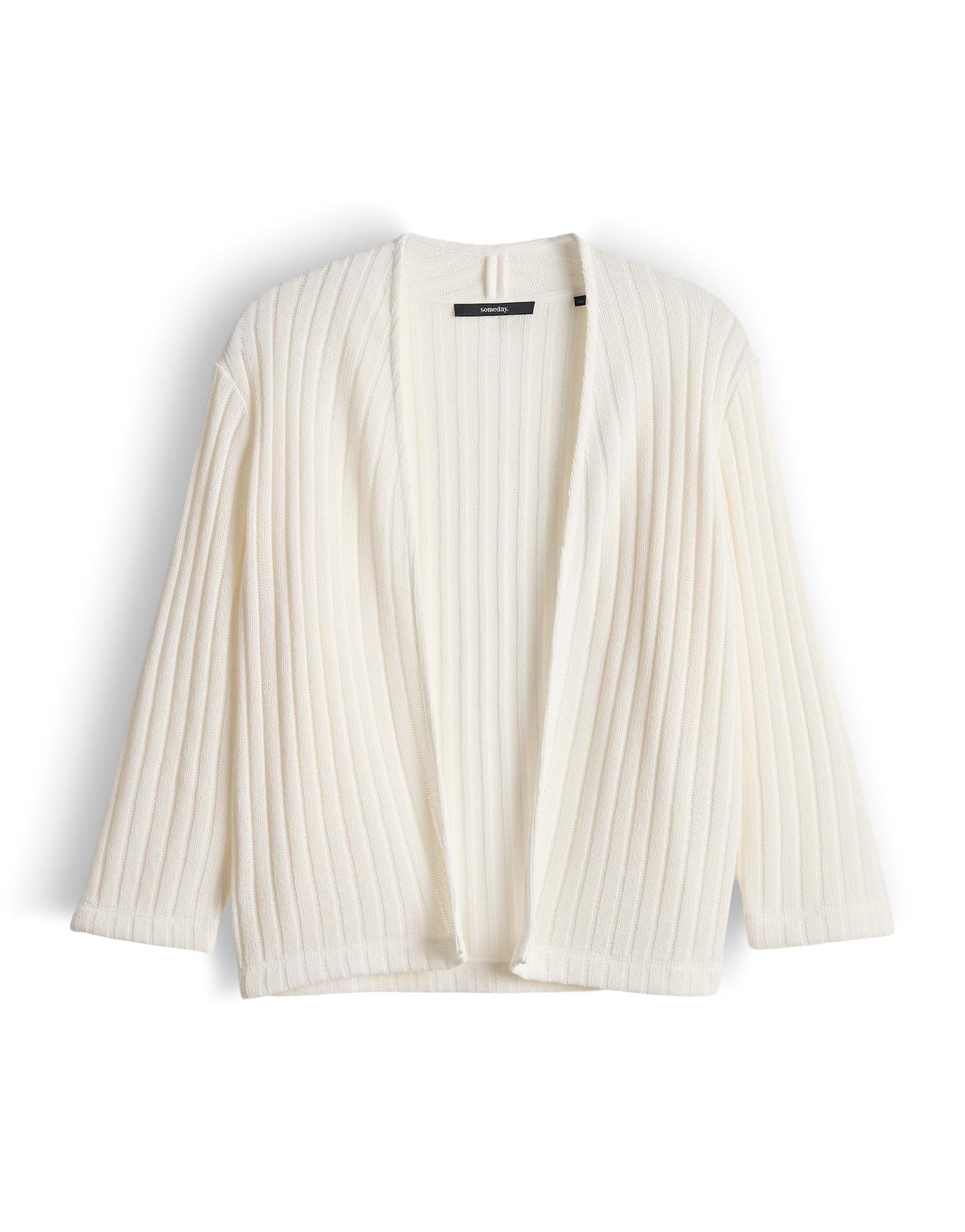 someday Sweatjacke Ucora ease mit offener Front Offene Front und 3/4 Arm für leichte Layerings