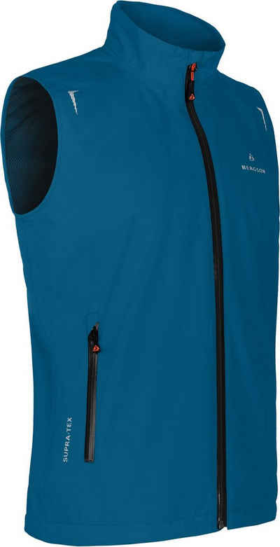 Bergson Outdoorjacke EGGEN Weste Herren Regenweste, Netzfutter, 12000 mm Wassersäule, Normalgrößen, Sa