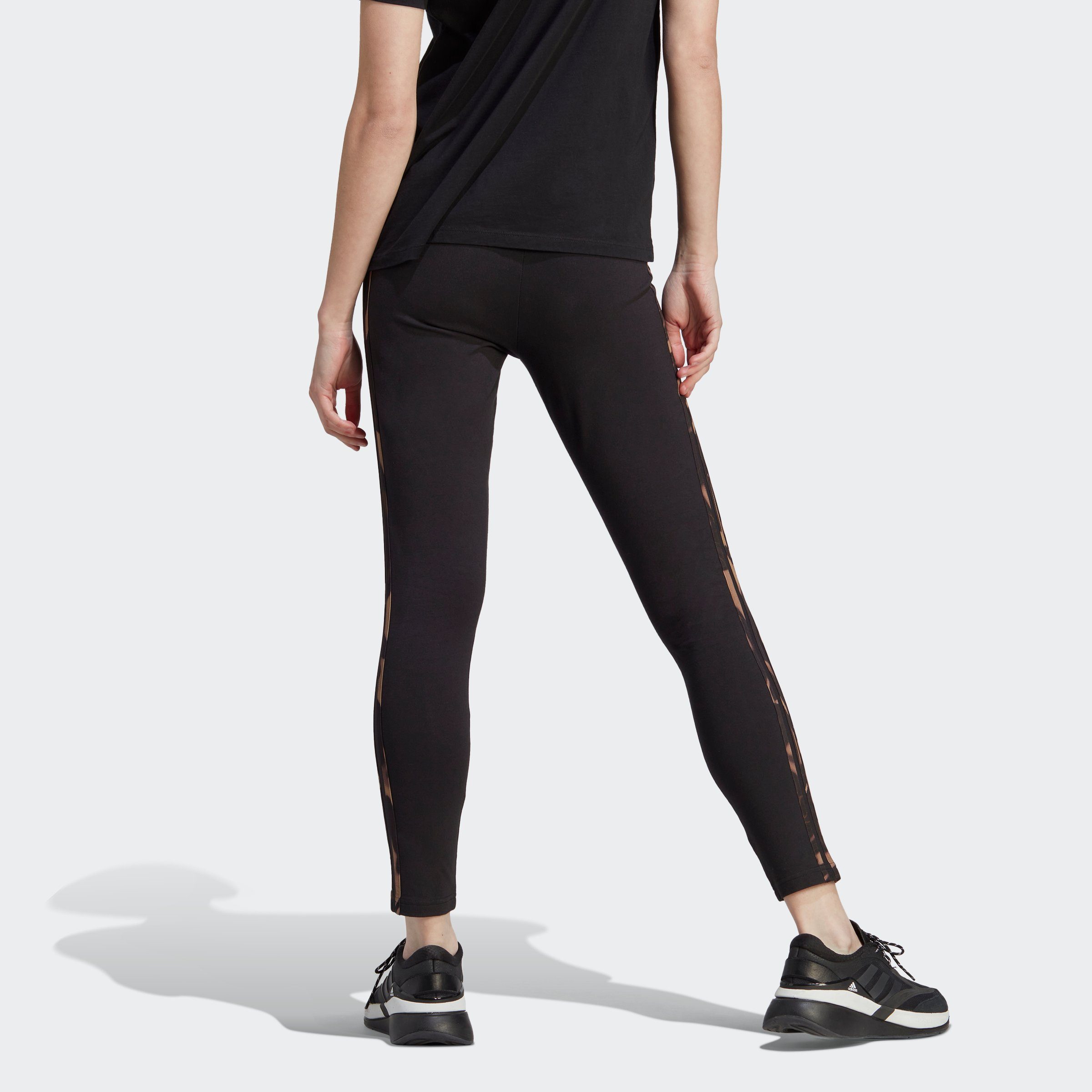 Sportswear 3-STREIFEN Leggings adidas COTTON PRINT VIBRANT (1-tlg)