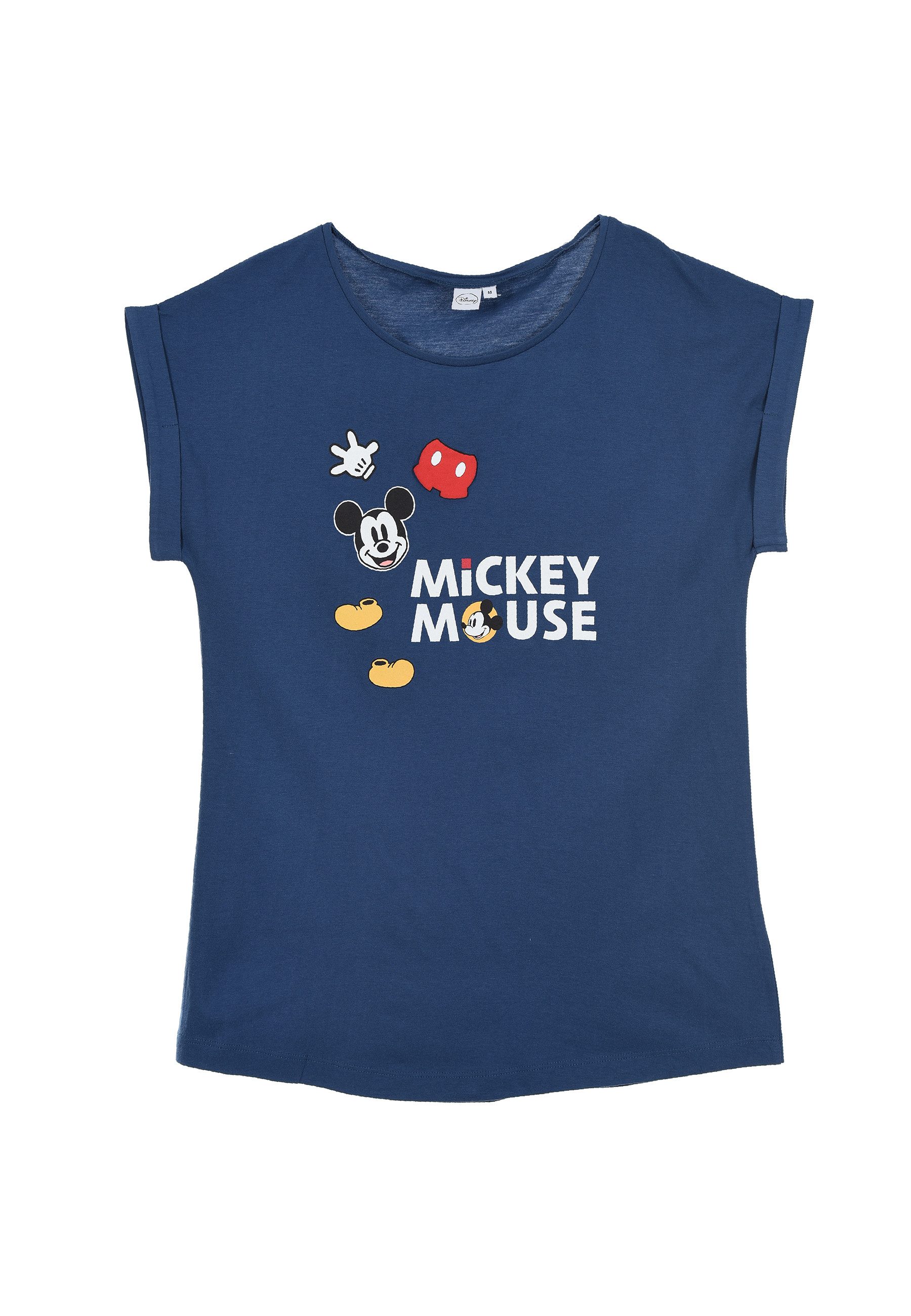 Disney Mickey Mouse T-Shirt T-Shirt Damen Oberteil