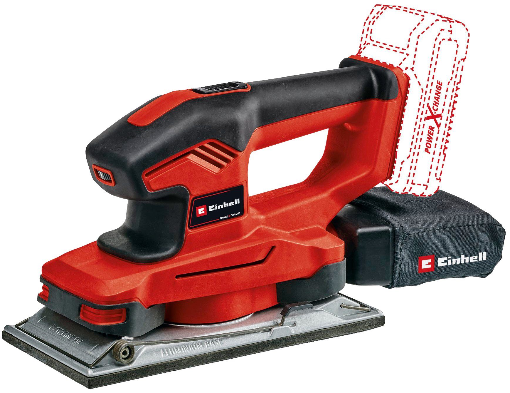 Einhell Schwingschleifer TE-OS 18/230 Li Solo, Akku, 22000 U/min, (2 tlg), ohne Akku und Ladegerät