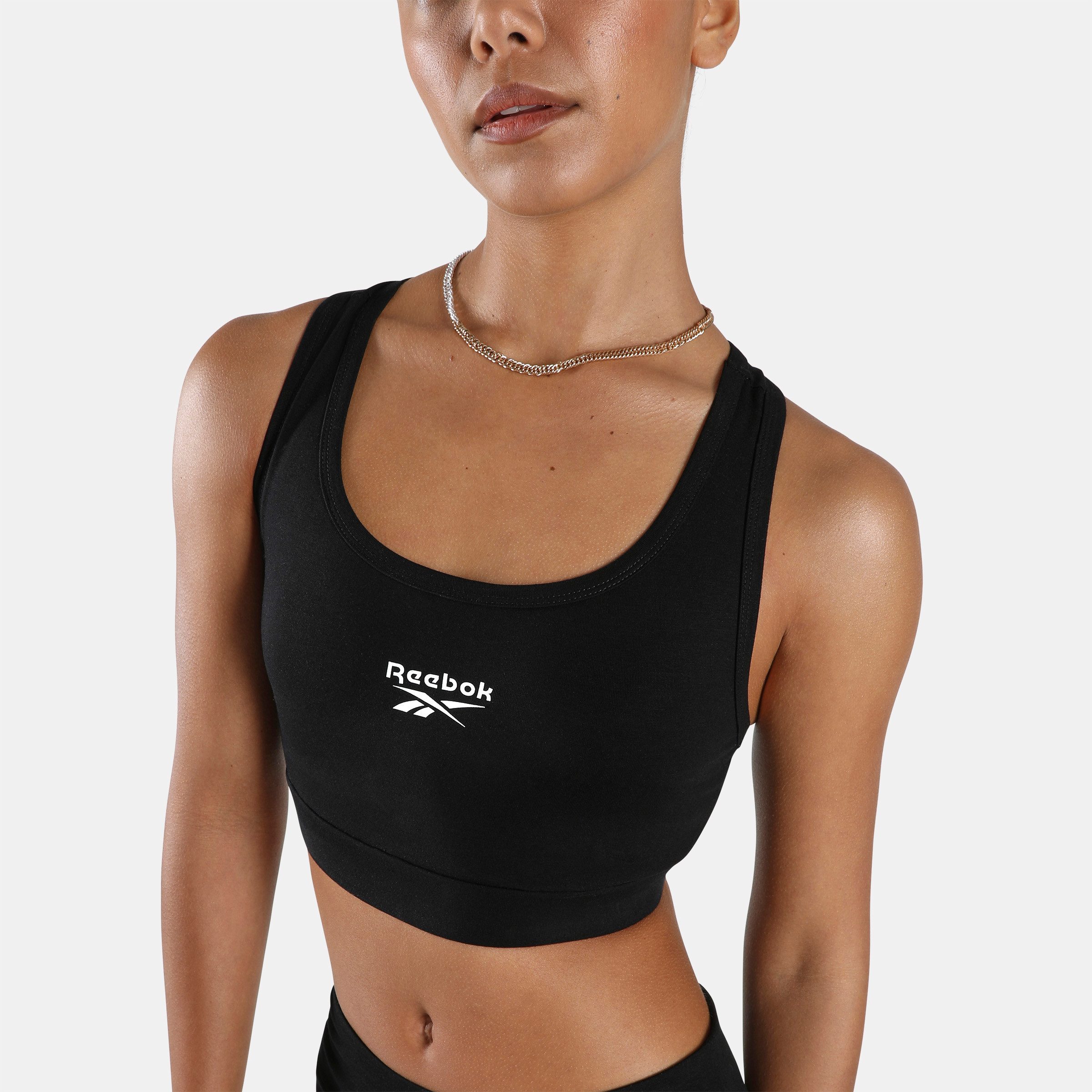 Reebok Sport-BH ID COTTON BRALETTE für sportliche Aktivitäten, sportlicher Stil