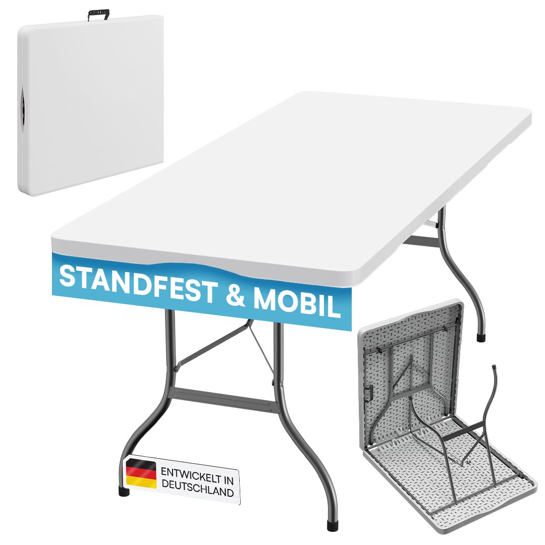 STEELSØN Campingtisch Zennar (Klapptisch in Weiß), günstig online kaufen