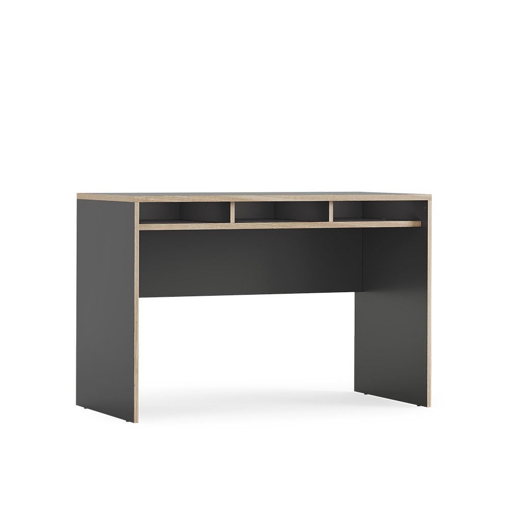 Vicco Schreibtisch Tetrix, Anthrazit/Nordik, 112 x 55 cm mit 3 Fächern (1-St)