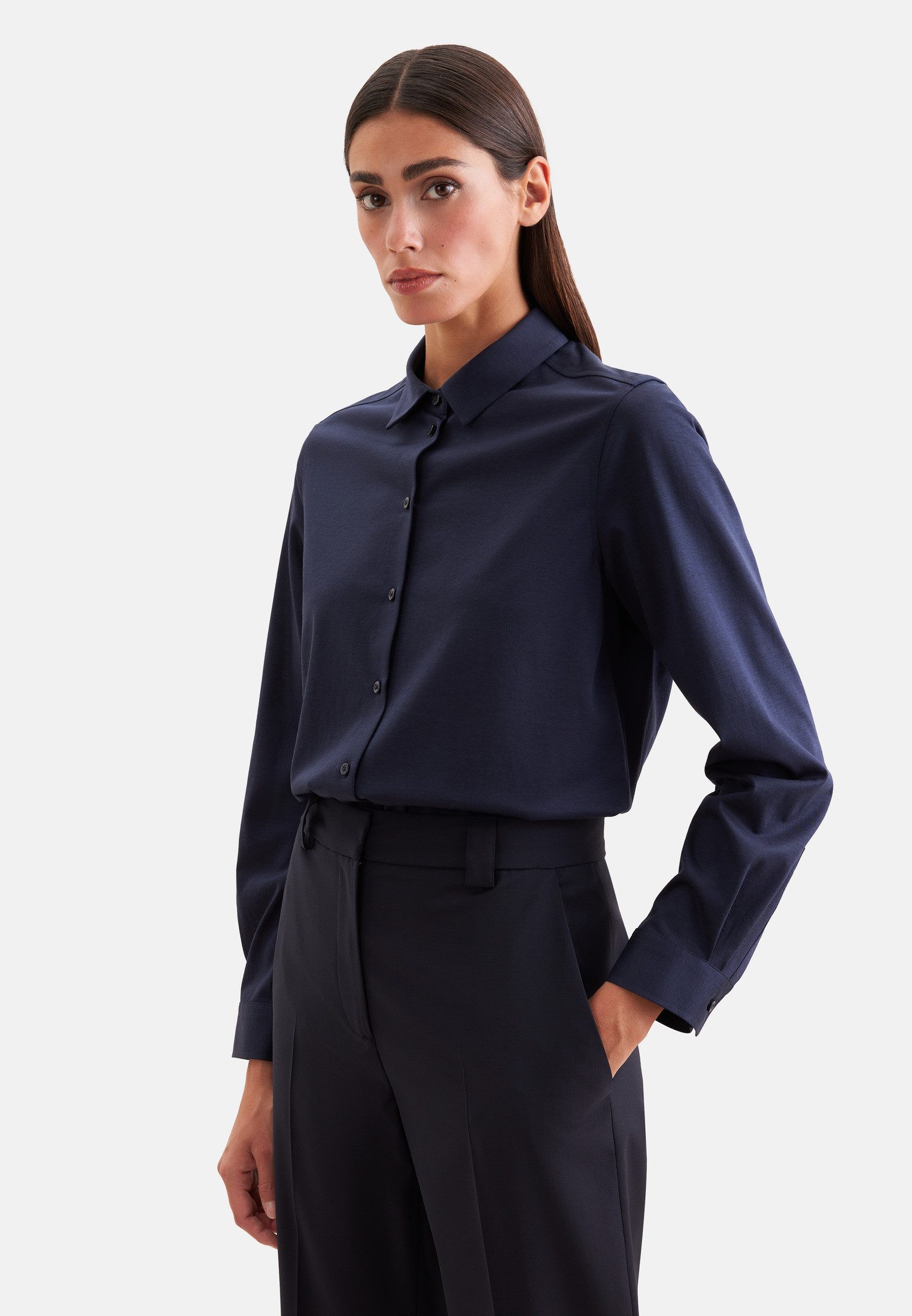 seidensticker Hemdbluse 1/1 Kragen Uni