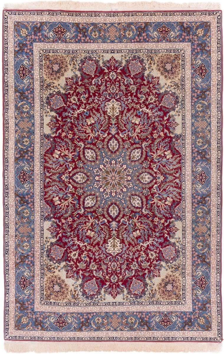 Orientteppich Isfahan 210x320 rechteckig, 6 Orientteppich Handgeknüpfter Perserteppich, Nain / mm Höhe: Trading