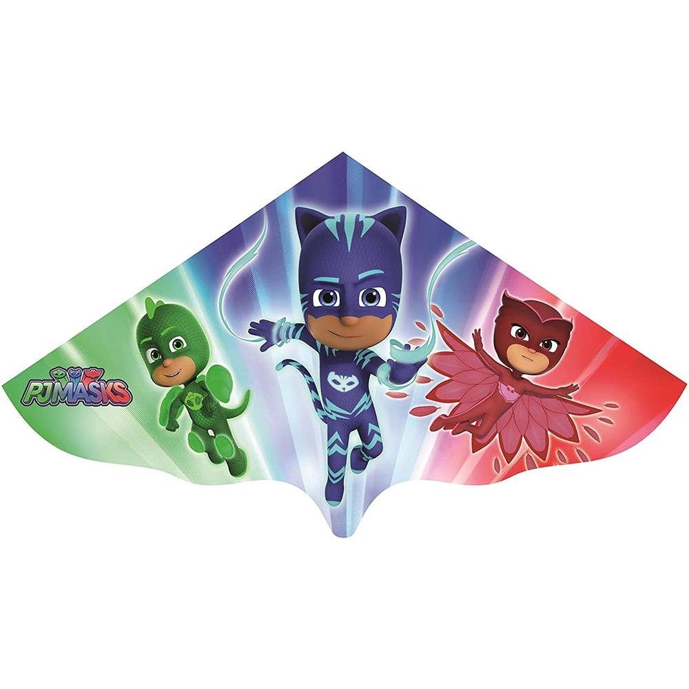 Günther Flug-Drache PJ Masks, 115 x 63 cm, mit Wickelgriff, für Kinder ab 4 Jahren